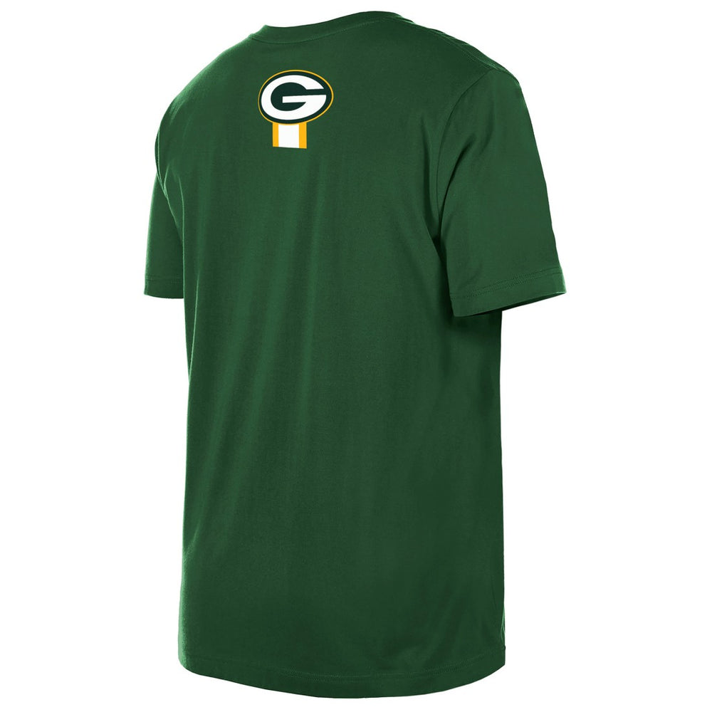 Green Bay Packers New Era 3rd Down High Density Print T-Shirt - Green T-shirts