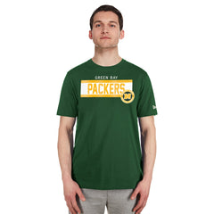 Green Bay Packers New Era 3rd Down High Density Print T-Shirt - Green T-shirts