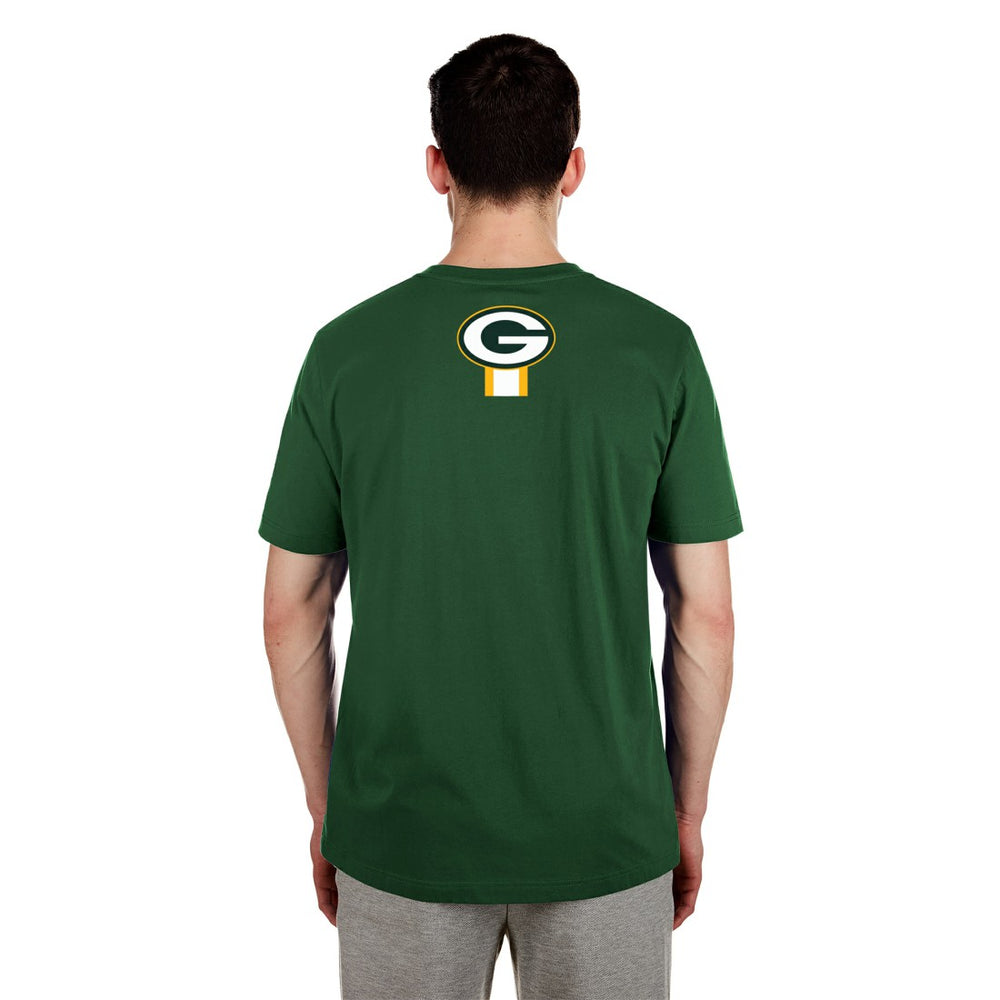 Green Bay Packers New Era 3rd Down High Density Print T-Shirt - Green T-shirts