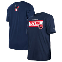 Houston Texans New Era 3rd Down High Density Print T-Shirt - Navy T-shirts