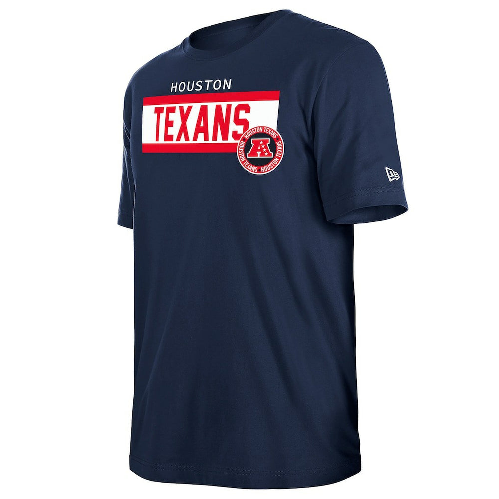 Houston Texans New Era 3rd Down High Density Print T-Shirt - Navy T-shirts