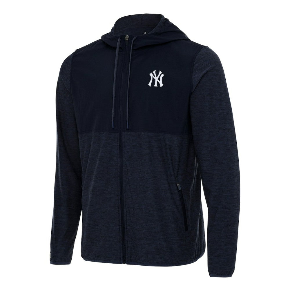 New York Yankees Antigua Sway Full-Zip Hoodie - Navy Hoodies