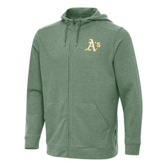 Athletics Antigua Effortless Full-Zip Hooded Jacket - Hunter Green Jackets