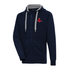 Boston Red Sox Antigua Big & Tall Victory Full-Zip Hoodie Jacket - Navy Jackets