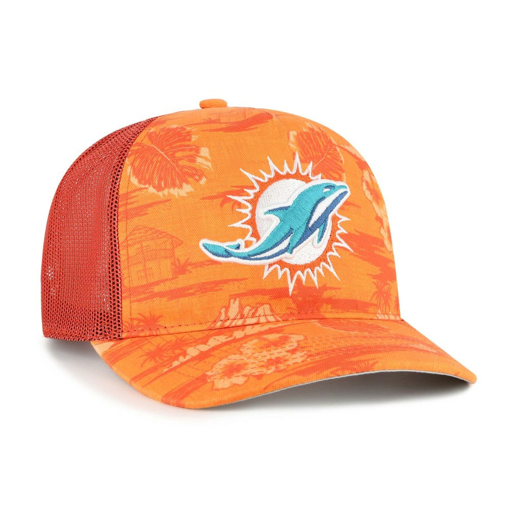 Miami Dolphins '47 Fiji Trucker Adjustable Hat - Orange Hats