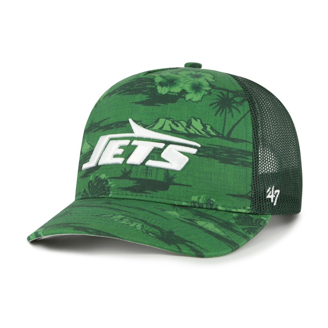 New York Jets '47 Fiji Trucker Adjustable Hat - Green Hats