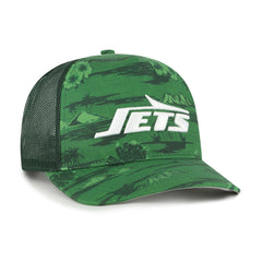 New York Jets '47 Fiji Trucker Adjustable Hat - Green Hats