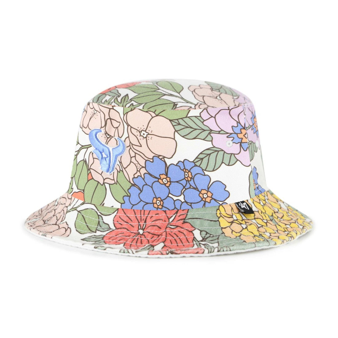 Houston Texans '47 Women's Florentina Bucket Hat - White Hats