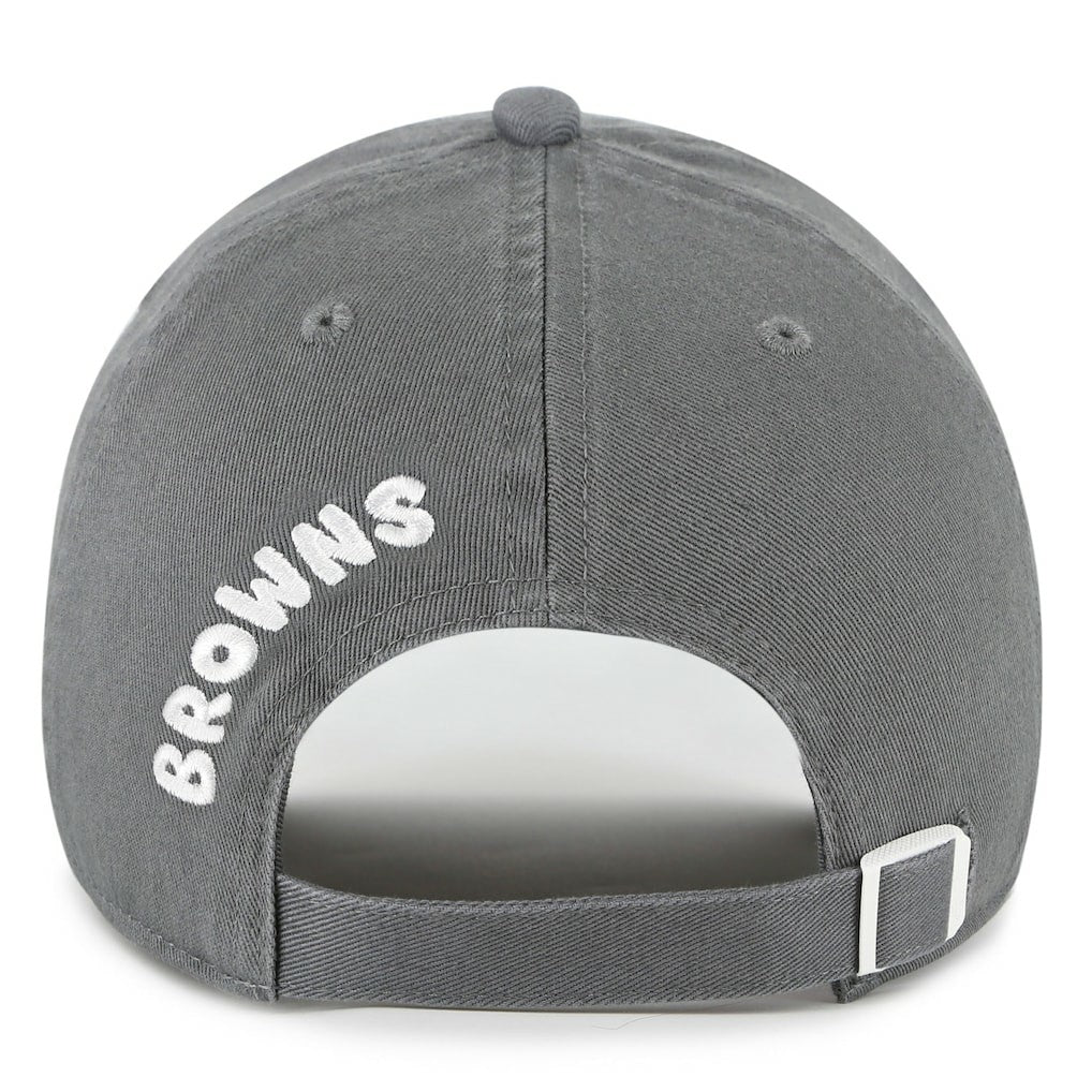 Cleveland Browns '47 Women's Bright Side Clean Up Adjustable Hat - Gray Hats