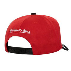 New Jersey Devils Mitchell & Ness Underarch Two-Tone Pro Crown Snapback Hat - Red/Black | US 201994434