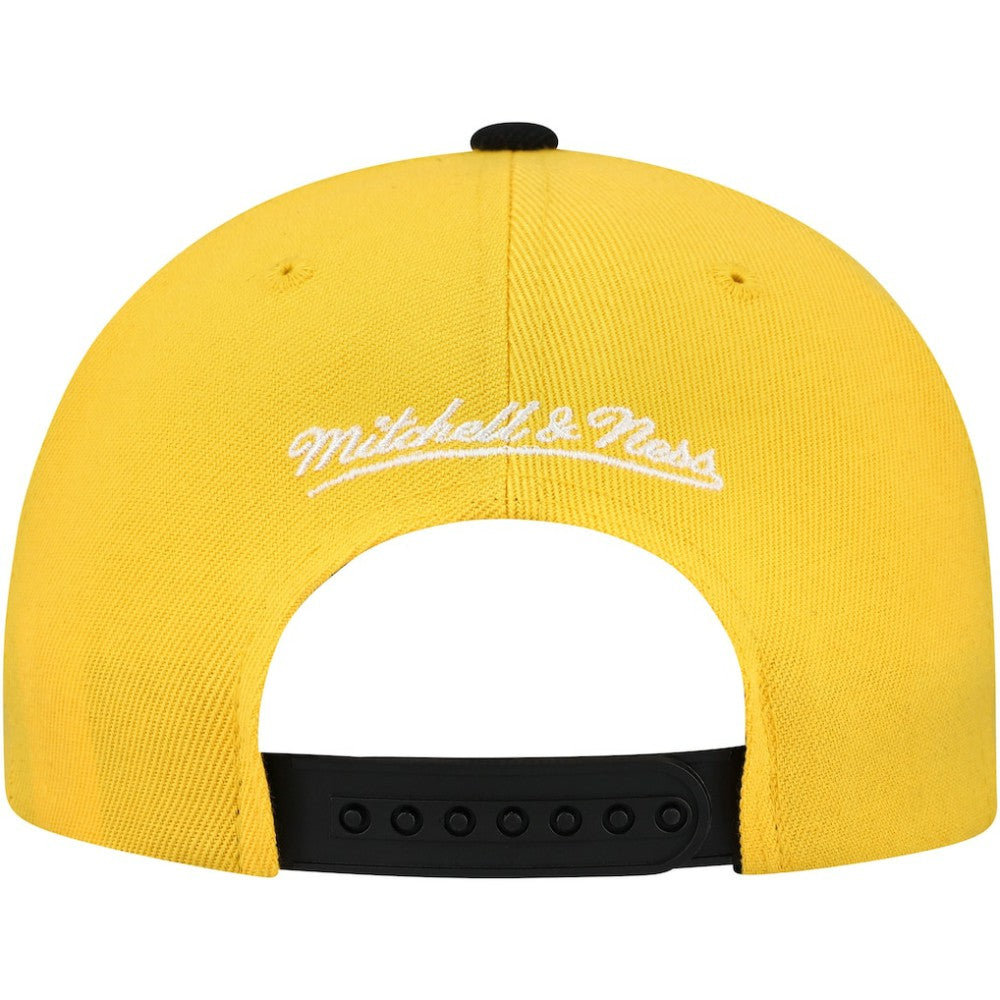 Pittsburgh Penguins Mitchell & Ness Underarch Two-Tone Pro Crown Snapback Hat - Gold/Black | US 201994438
