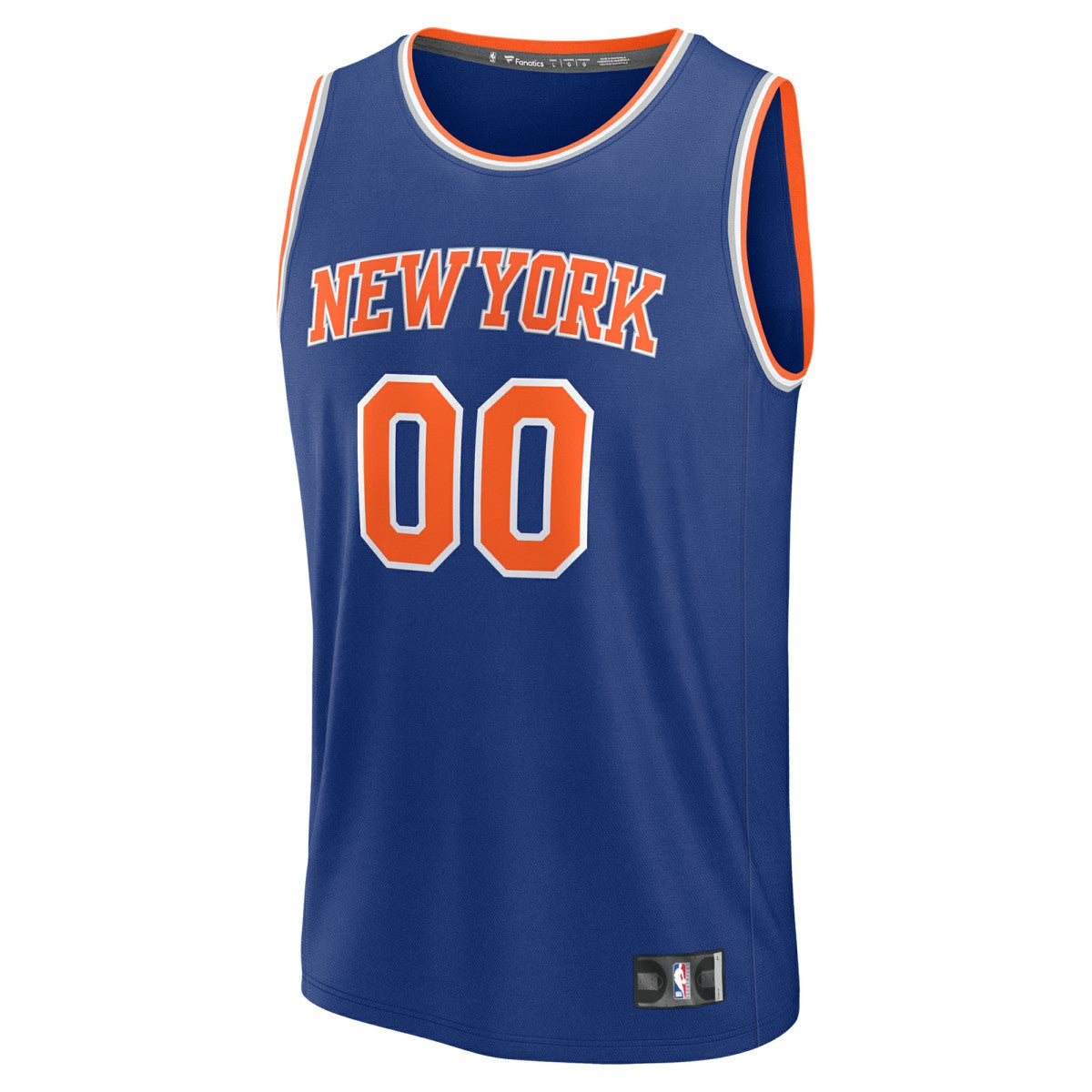 New York Knicks Fast Break Custom Jersey Icon Edition Blue - Fanatics