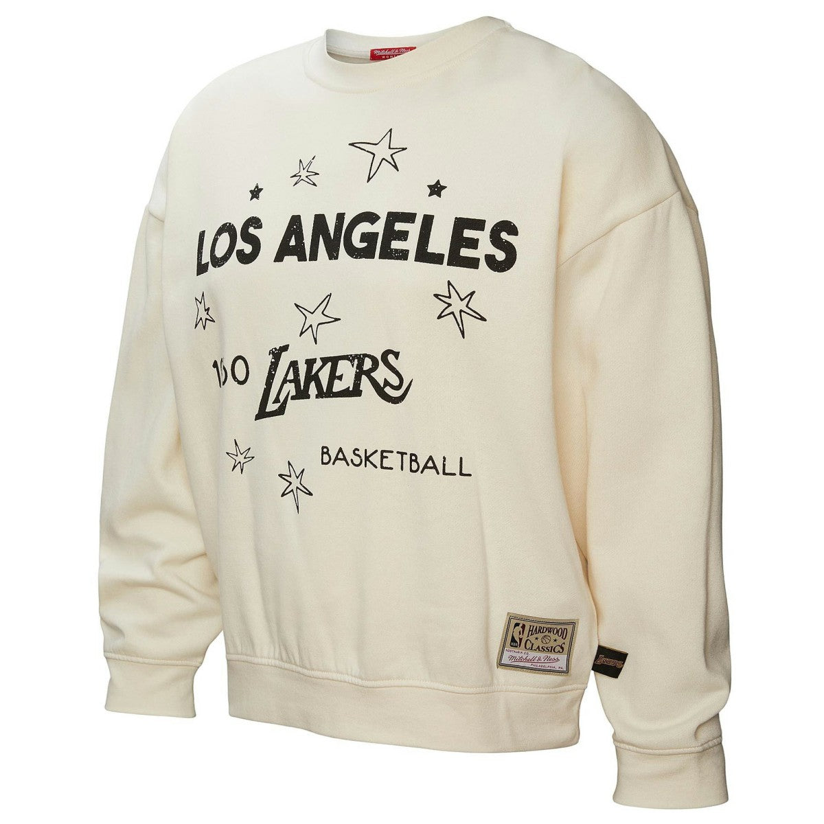Los Angeles Lakers Women's Hardwood Classics Pullover Sweatshirt Gold - Mitchell & Ness