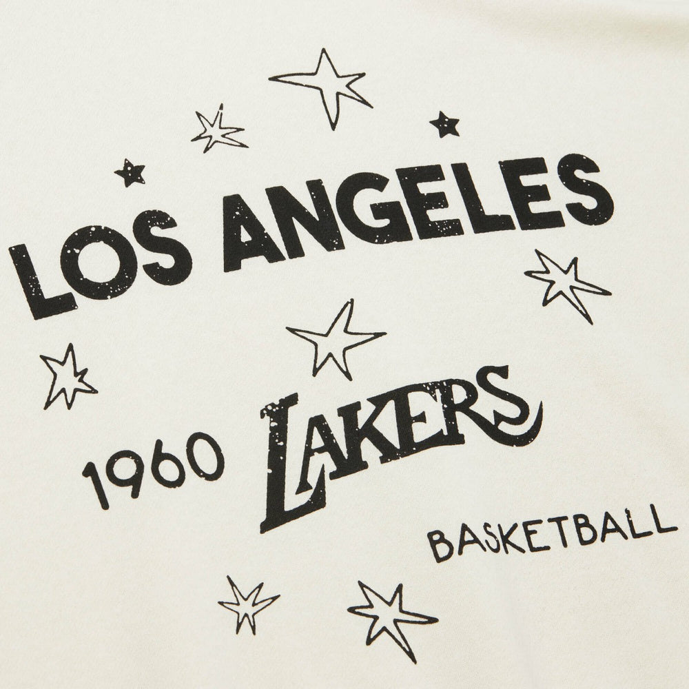 Los Angeles Lakers Women's Hardwood Classics Pullover Sweatshirt Gold - Mitchell & Ness