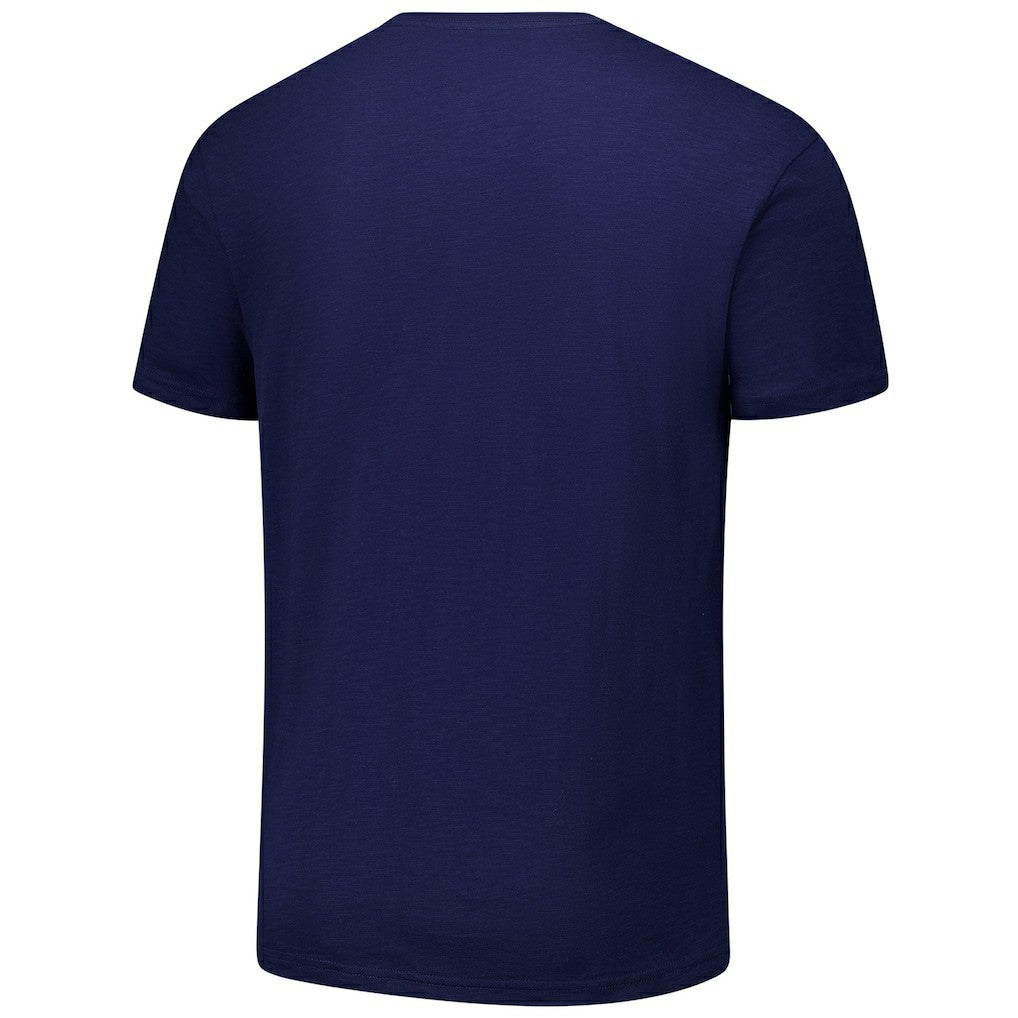 Dallas Mavericks Hardwood Classics Felt Applique Slub T-Shirt Navy - Mitchell & Ness