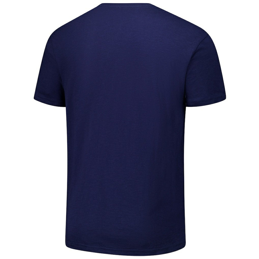 Dallas Mavericks Hardwood Classics Felt Applique Slub T-Shirt Navy - Mitchell & Ness