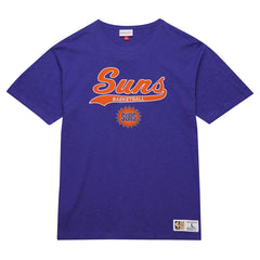 Phoenix Suns Hardwood Classics Felt Applique Slub T-Shirt Purple - Mitchell & Ness outlet