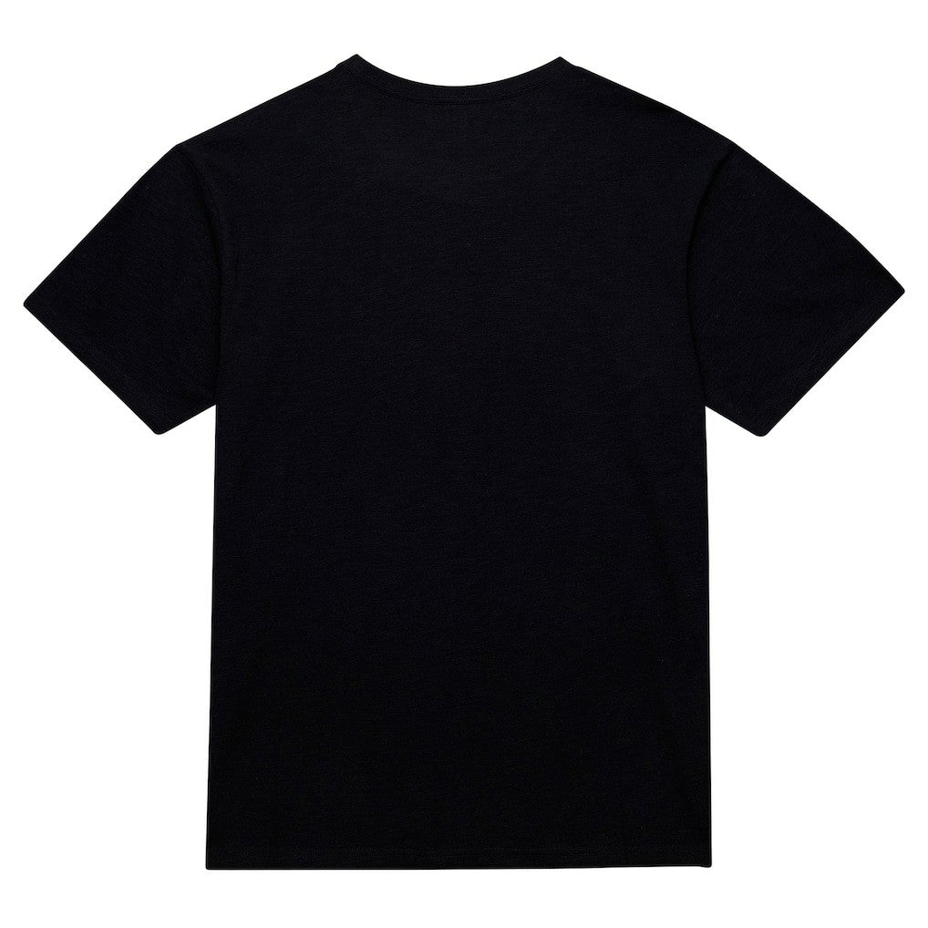 Boston Celtics Hardwood Classics Felt Applique Slub T-Shirt Black - Mitchell & Ness
