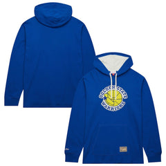 Golden State Warriors Hardwood Classics Lightweight Thermal Pullover Hoodie Royal - Mitchell & Ness outlet