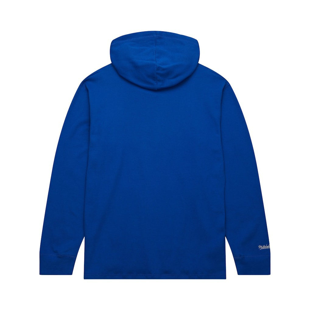 Golden State Warriors Hardwood Classics Lightweight Thermal Pullover Hoodie Royal - Mitchell & Ness outlet