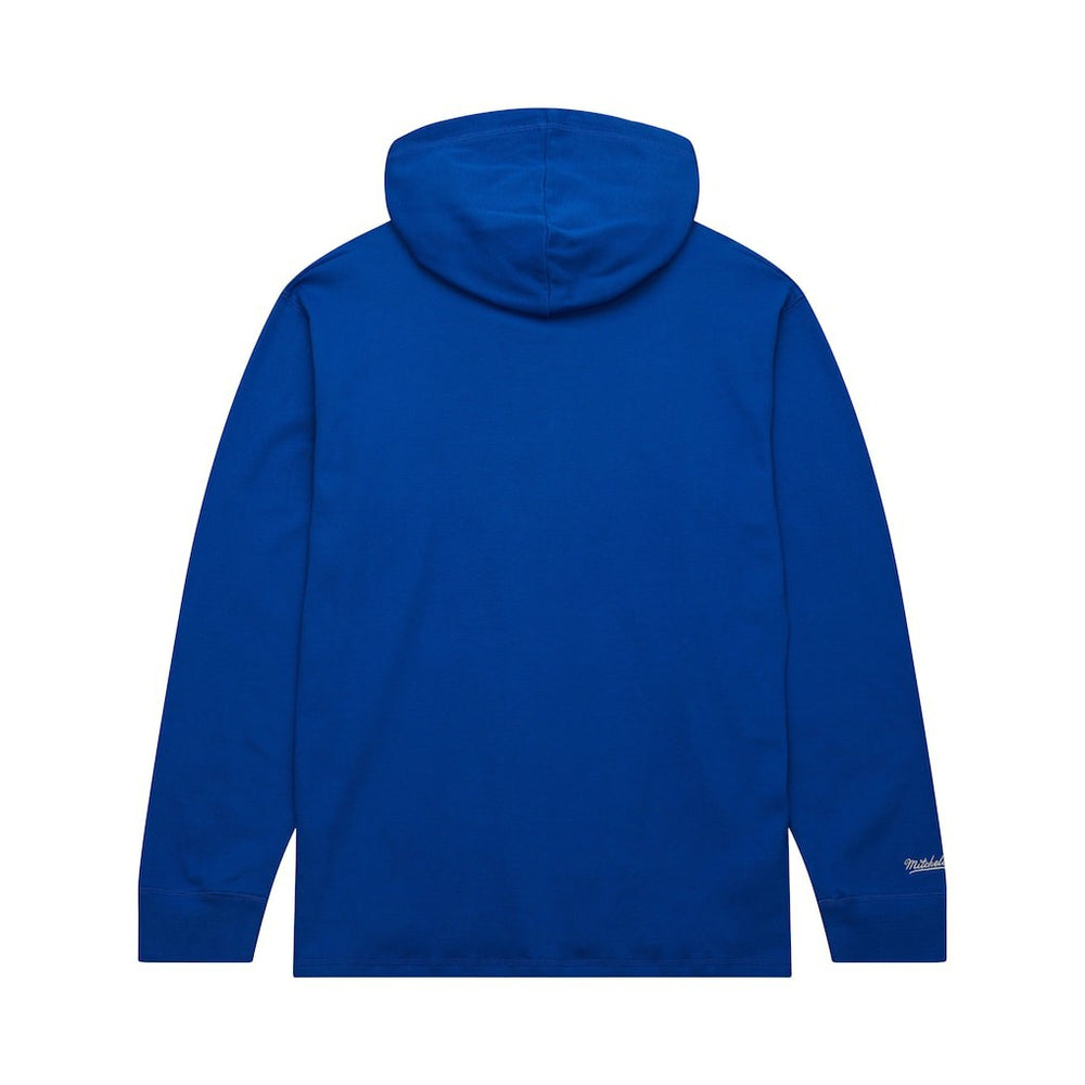 Golden State Warriors Hardwood Classics Lightweight Thermal Pullover Hoodie Royal - Mitchell & Ness outlet