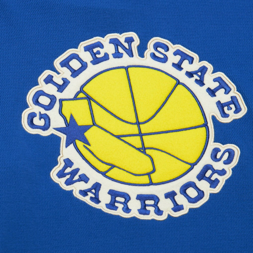 Golden State Warriors Hardwood Classics Lightweight Thermal Pullover Hoodie Royal - Mitchell & Ness outlet