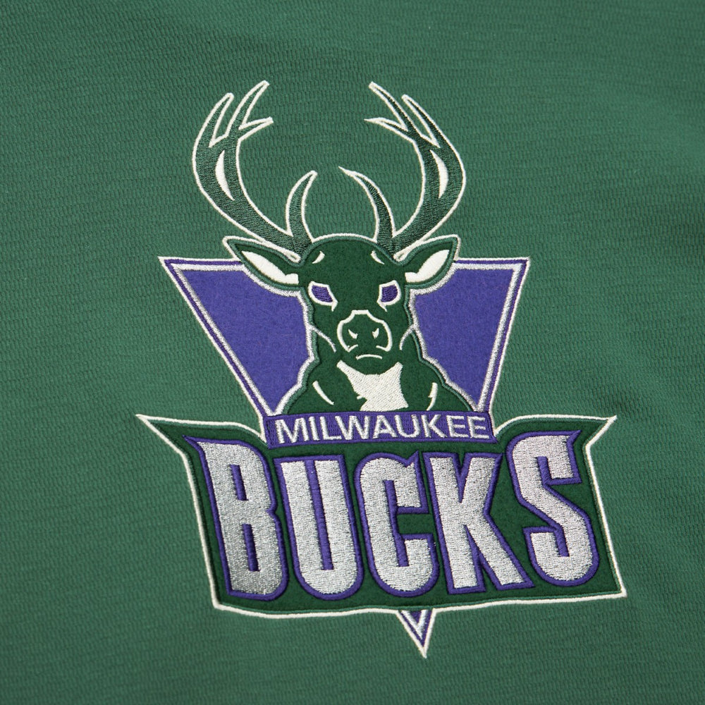 Milwaukee Bucks Hardwood Classics Lightweight Thermal Pullover Hoodie Green - Mitchell & Ness outlet