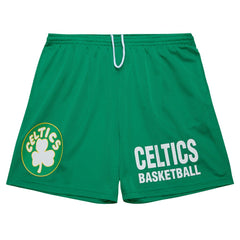 Boston Celtics Hardwood Classics Gameday Mesh Shorts Kelly Green - Mitchell & Ness