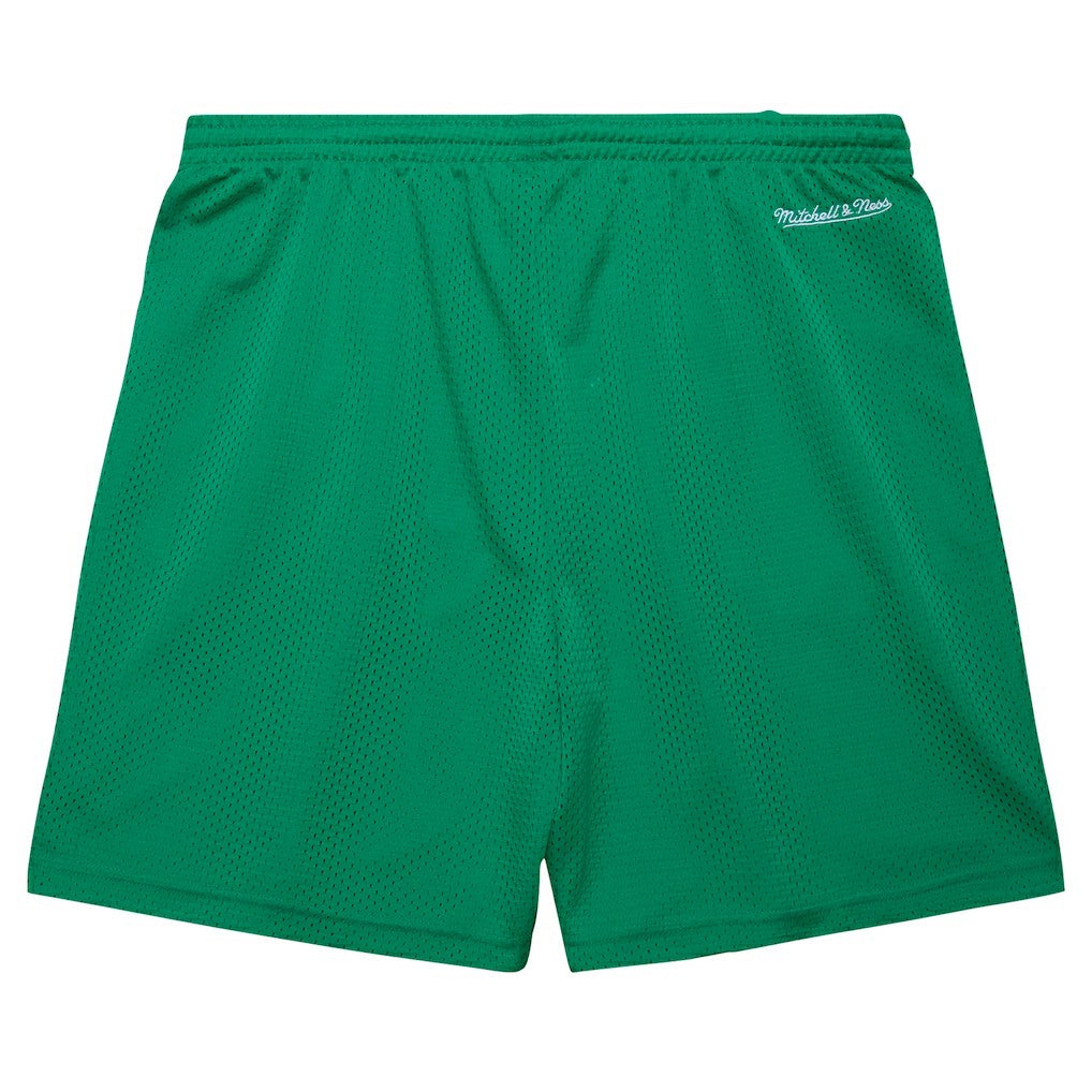 Boston Celtics Hardwood Classics Gameday Mesh Shorts Kelly Green - Mitchell & Ness