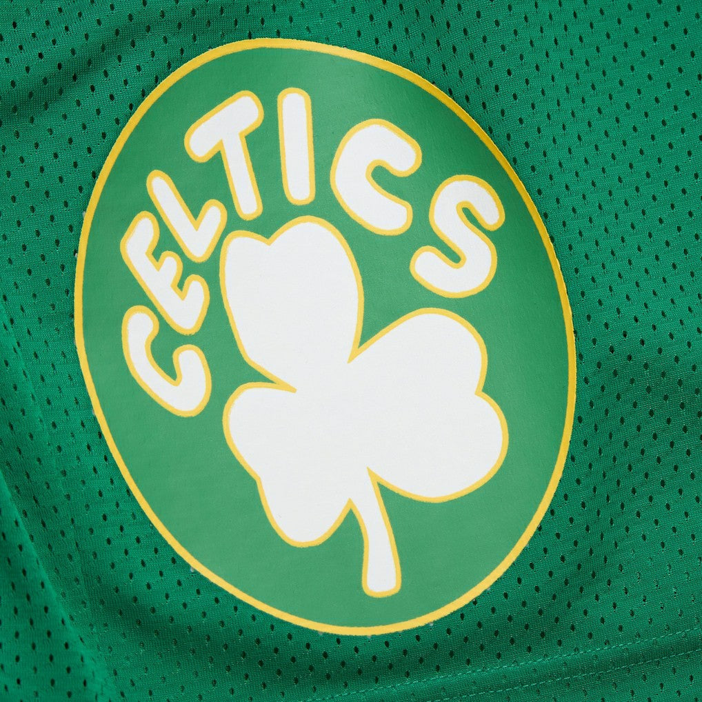 Boston Celtics Hardwood Classics Gameday Mesh Shorts Kelly Green - Mitchell & Ness