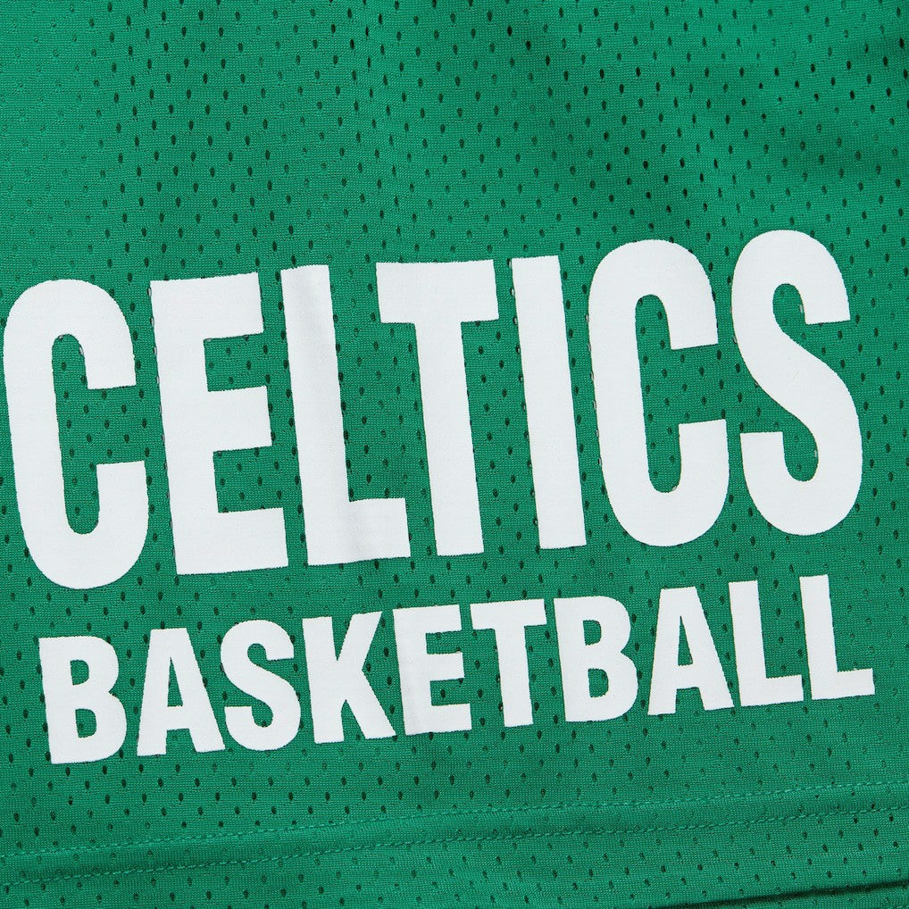 Boston Celtics Hardwood Classics Gameday Mesh Shorts Kelly Green - Mitchell & Ness