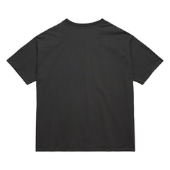 Los Angeles Lakers Women's Hardwood Classics Oversized Boyfriend T-Shirt Charcoal - Mitchell & Ness