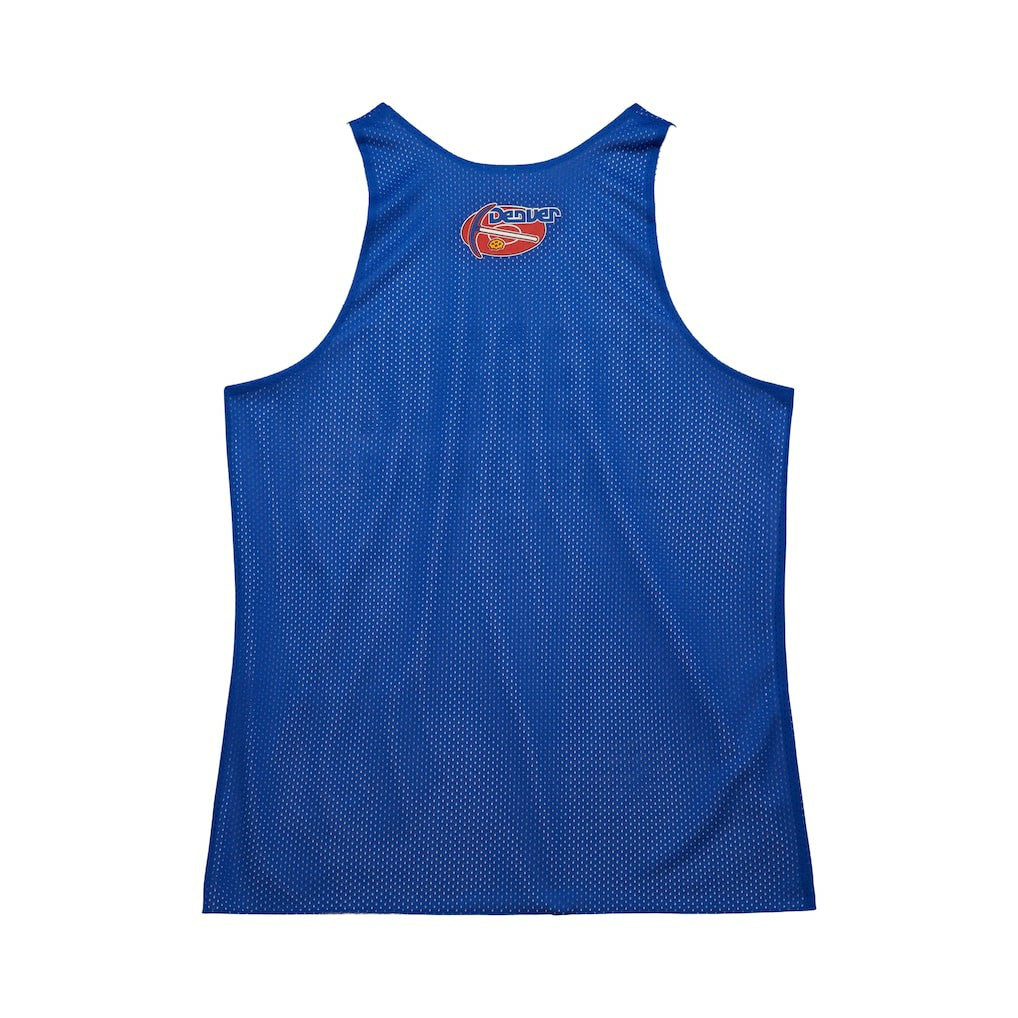 Denver Nuggets Hardwood Classics Reversible Mesh Practice Jersey Royal/White - Mitchell & Ness