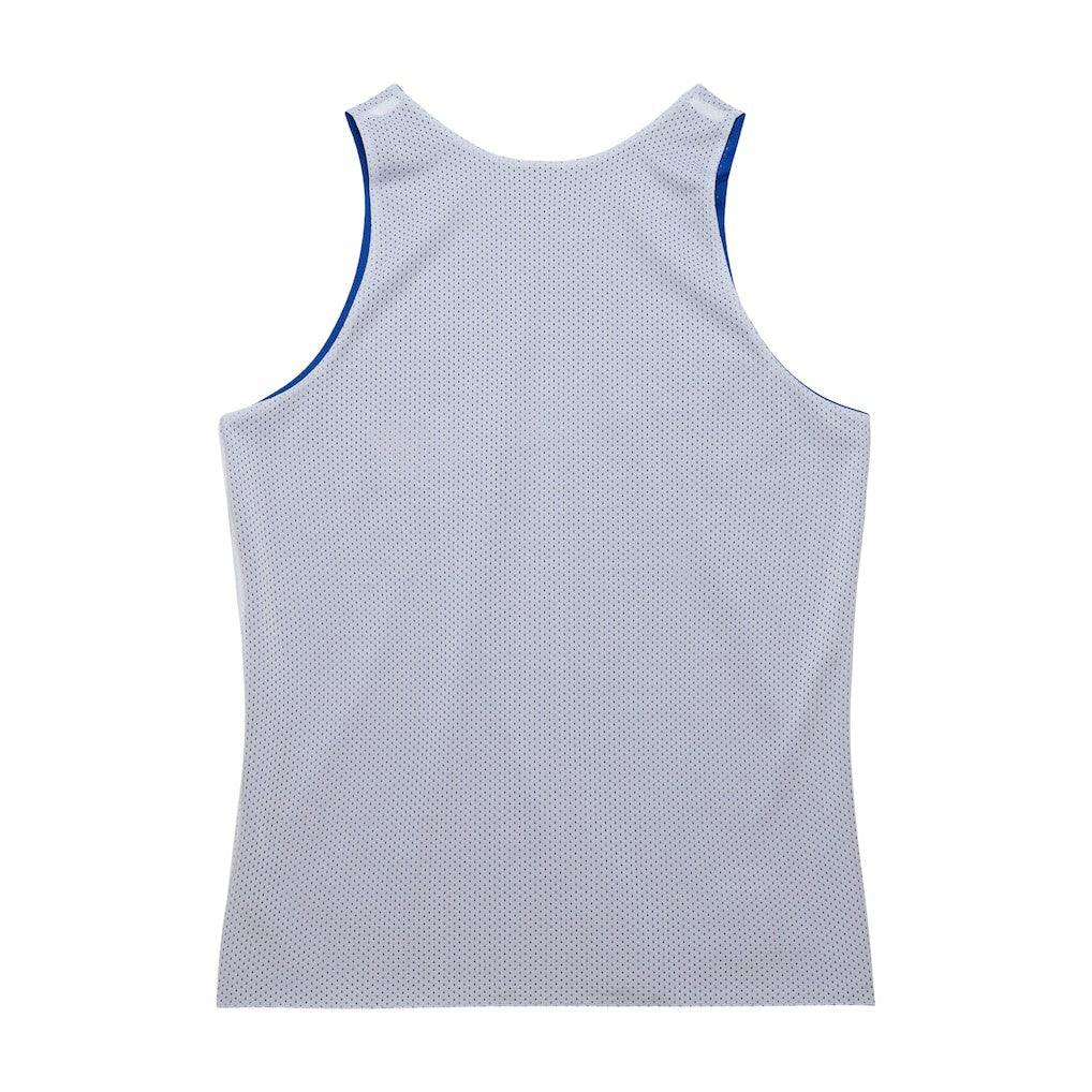 Golden State Warriors Hardwood Classics Reversible Mesh Practice Jersey Royal/White - Mitchell & Ness