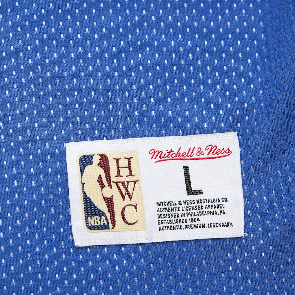 Golden State Warriors Hardwood Classics Reversible Mesh Practice Jersey Royal/White - Mitchell & Ness