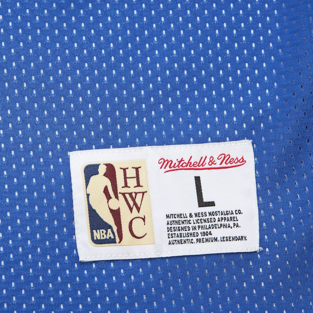 Golden State Warriors Hardwood Classics Reversible Mesh Practice Jersey Royal/White - Mitchell & Ness