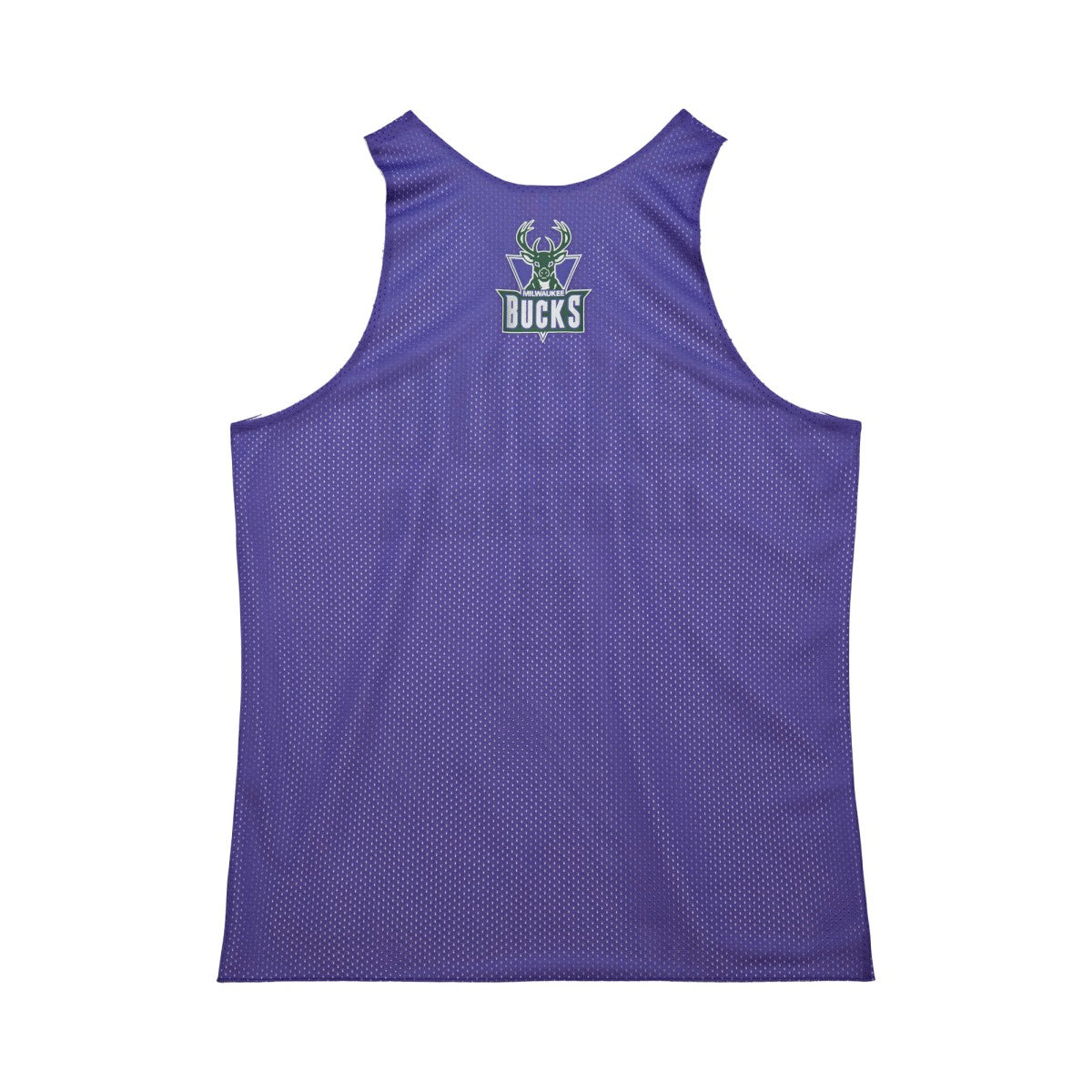 Milwaukee Bucks Hardwood Classics Reversible Mesh Practice Jersey Purple/White - Mitchell & Ness