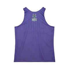Milwaukee Bucks Hardwood Classics Reversible Mesh Practice Jersey Purple/White - Mitchell & Ness