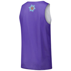 Utah Jazz Hardwood Classics Reversible Mesh Practice Jersey Purple - Mitchell & Ness