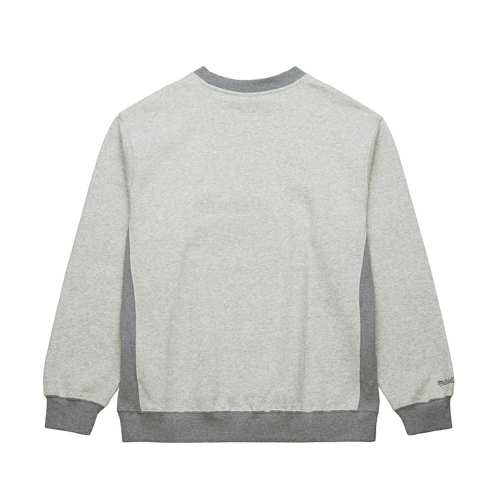 Boston Celtics Vintage Logo Pullover Sweatshirt Heather Gray - Mitchell & Ness