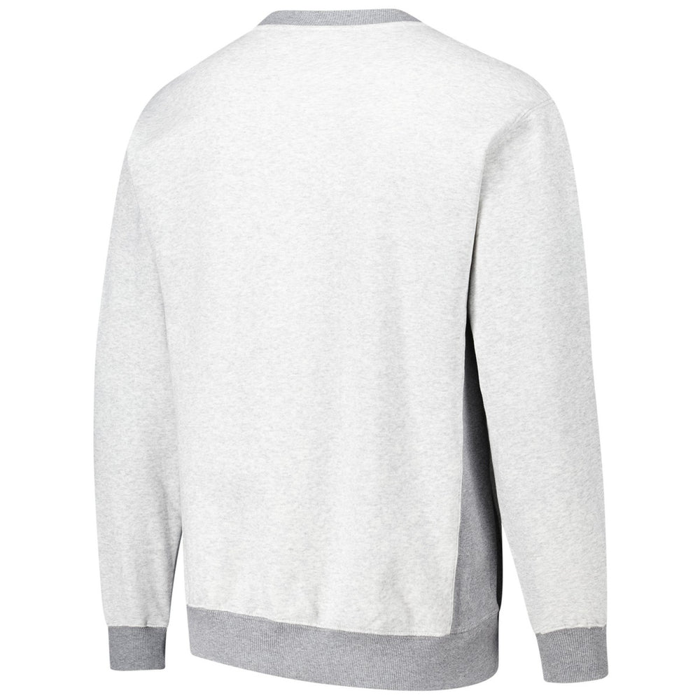 Milwaukee Bucks Vintage Logo Pullover Sweatshirt Heather Gray - Mitchell & Ness