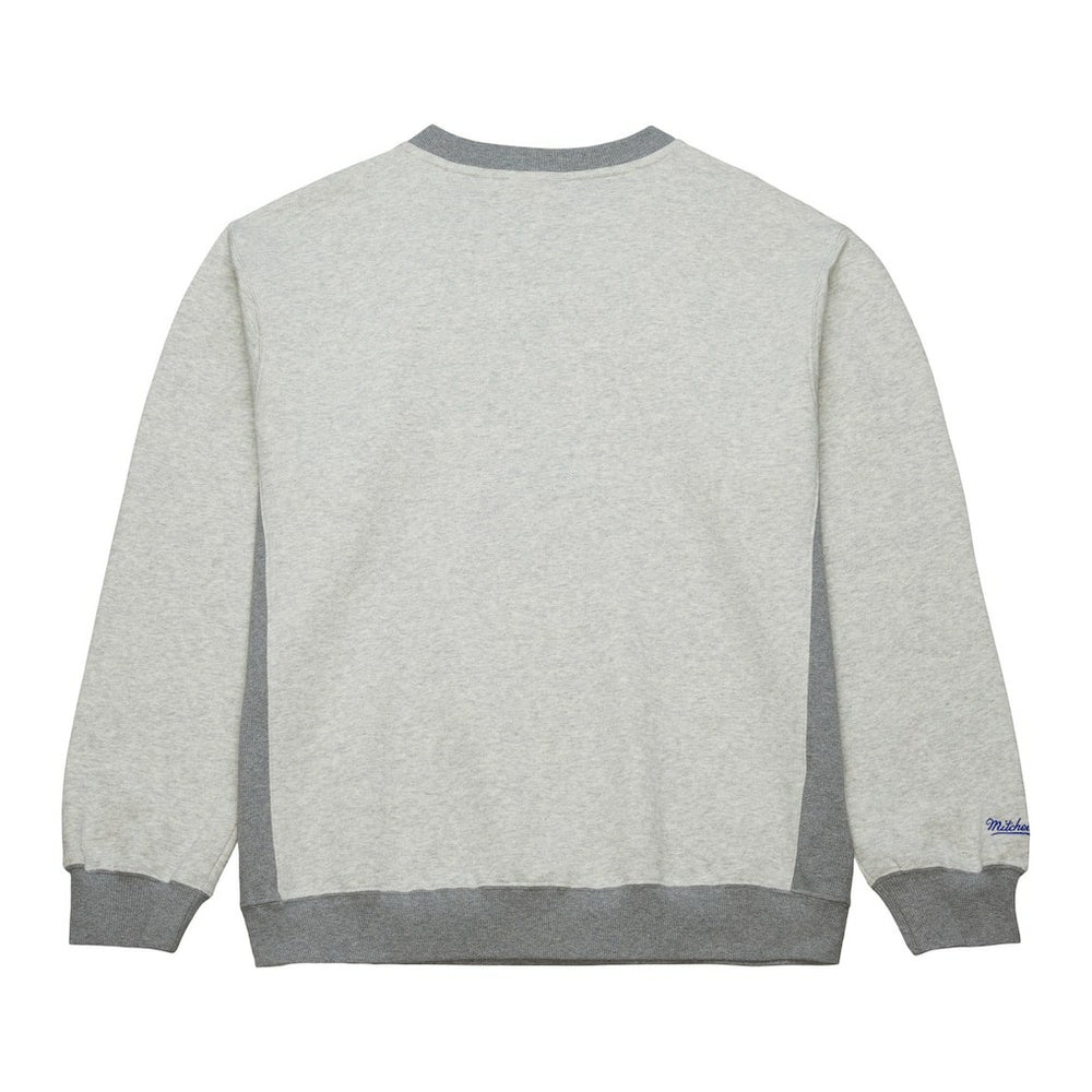 Denver Nuggets Vintage Logo Pullover Sweatshirt Heather Gray - Mitchell & Ness