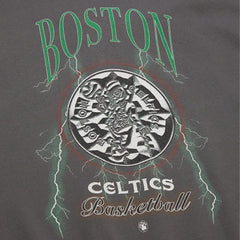 Boston Celtics Women's Hardwood Classics Lightweight Pullover Sweatshirt Charcoal - Mitchell & Ness