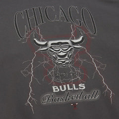 Chicago Bulls Women's Hardwood Classics Lightweight Pullover Sweatshirt Charcoal - Mitchell & Ness