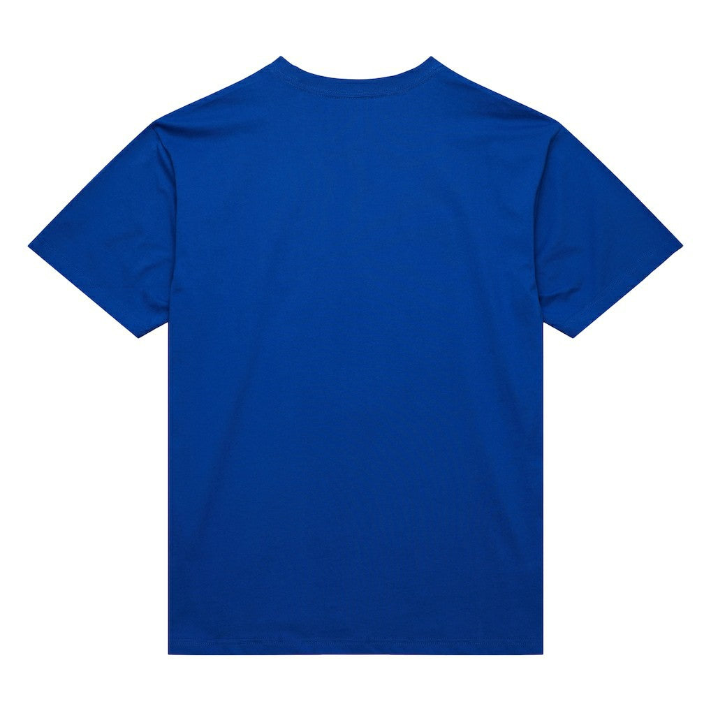 New York Knicks Hardwood Classics Neon Nights Premium T-Shirt Blue - Mitchell & Ness