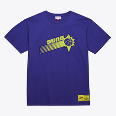 Phoenix Suns Hardwood Classics Neon Nights Premium T-Shirt Purple - Mitchell & Ness