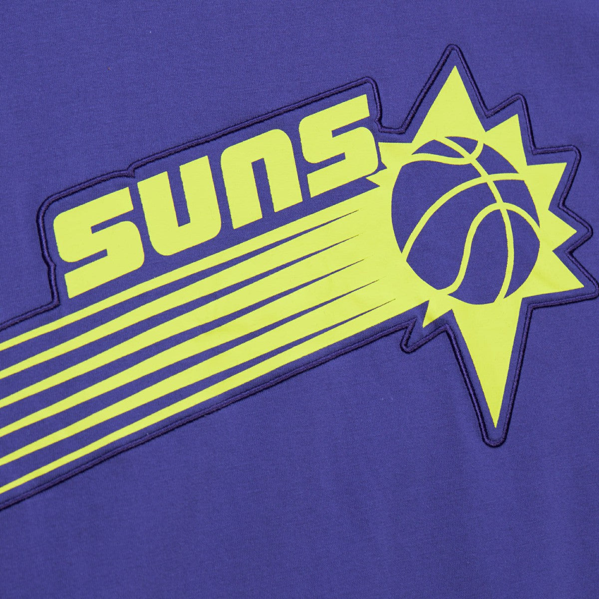 Phoenix Suns Hardwood Classics Neon Nights Premium T-Shirt Purple - Mitchell & Ness