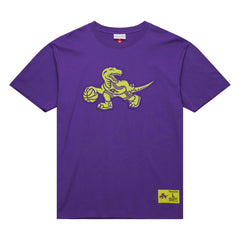 Toronto Raptors Hardwood Classics Neon Nights Premium T-Shirt Raptors Purple - Mitchell & Ness