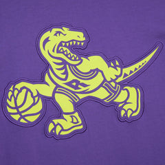 Toronto Raptors Hardwood Classics Neon Nights Premium T-Shirt Raptors Purple - Mitchell & Ness