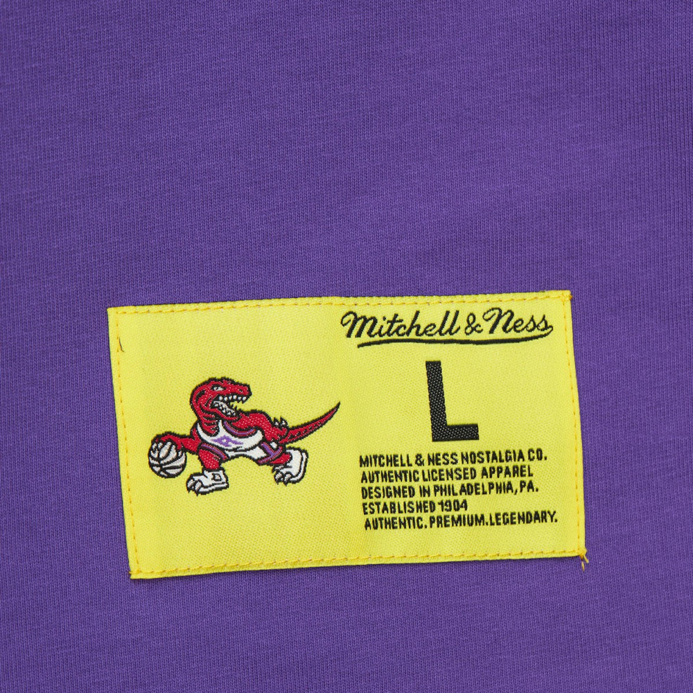 Toronto Raptors Hardwood Classics Neon Nights Premium T-Shirt Raptors Purple - Mitchell & Ness